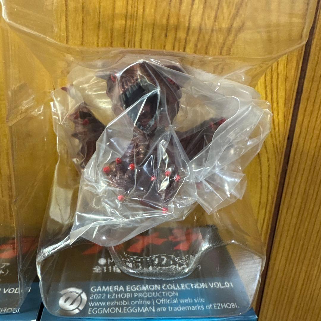 ガメラ大進撃コレクション-01 エッグモン　7種コンプリートBOX入り7体