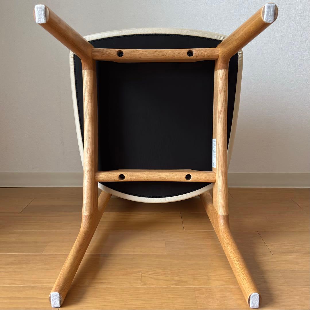 ダイニングチェアHARE 平田椅子製作所 サイドチェア 高さ40cm アイボリー