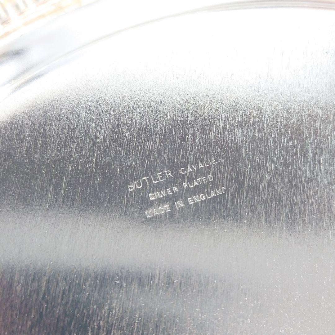 イギリス製　シルバープレート　シルバートレイ