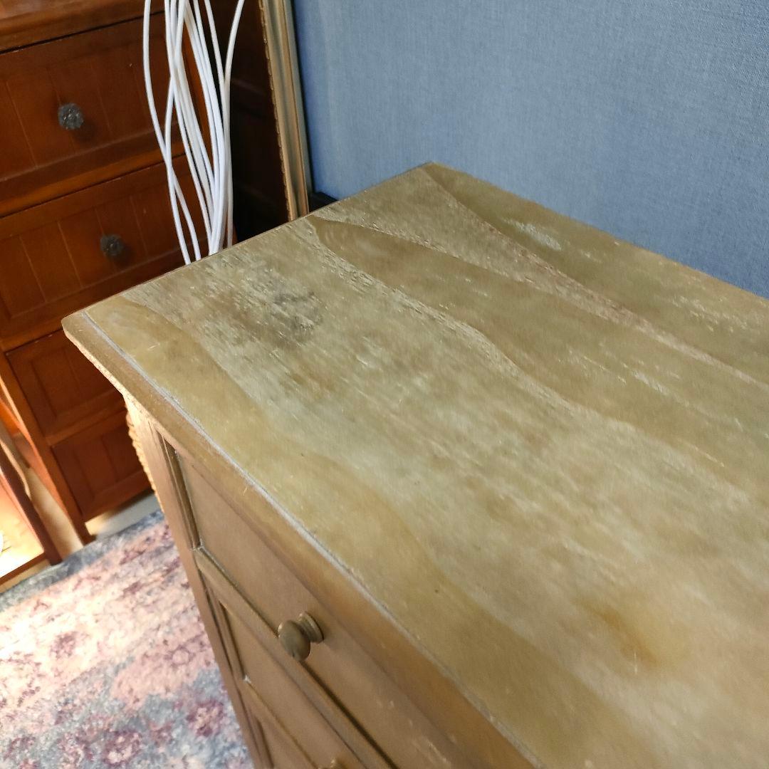 B-COMPANY ビーカンパニー ガラス扉収納キャビネット シャビー