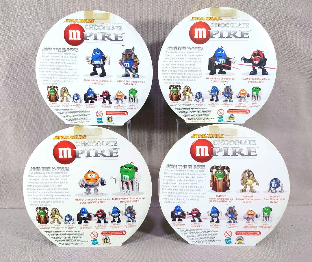 スターウォーズ　m&m's　M-PIRE　全４種　C-3PO、ダース・モール他