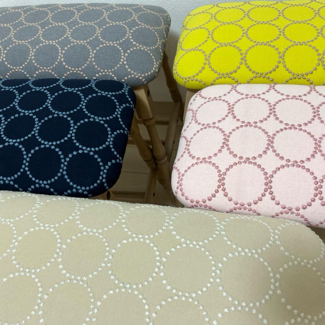 ミナペルホネン スツール タンバリン スリム 【ピンクベージュ/オレンジ】 椅子