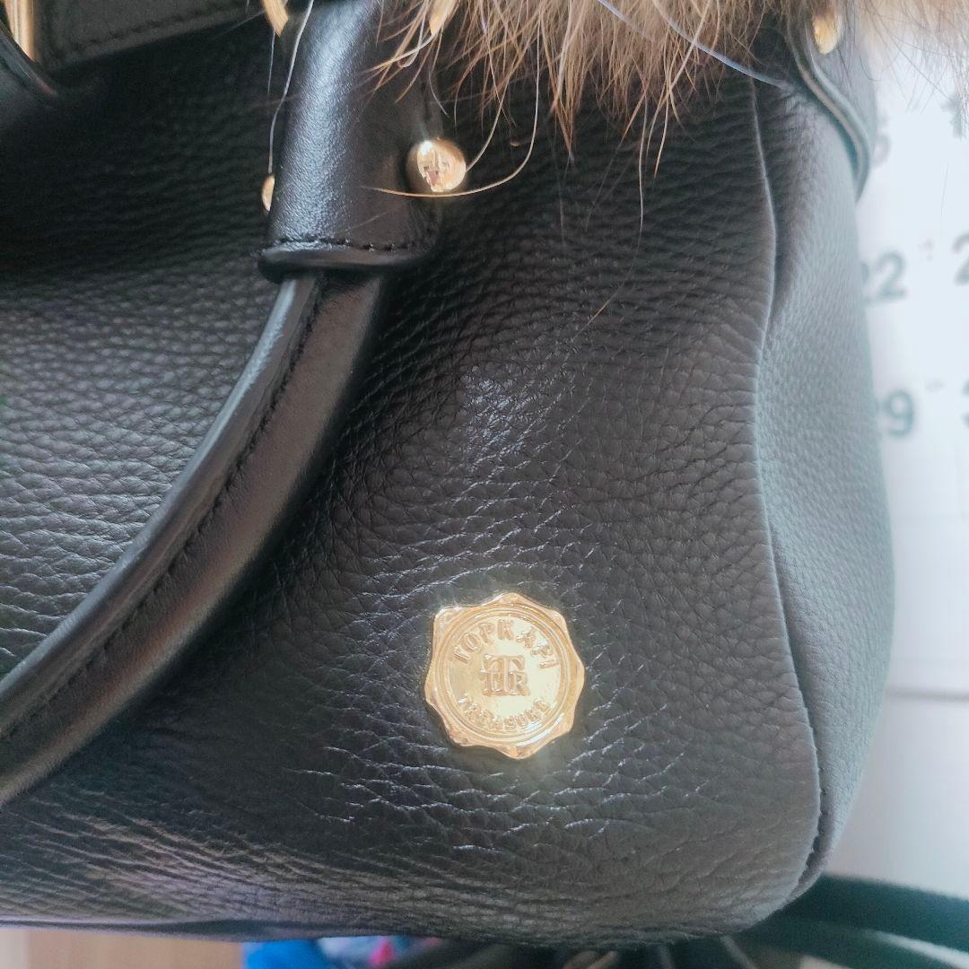 【新品未使用】トプカピ topikapiファー付バッグ ショルダーバッグ3WAY