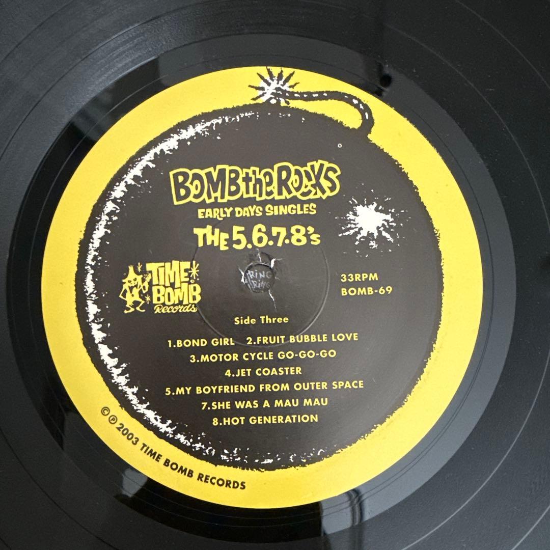 BOMB the ROCKS /The 5.6.7.8's【２枚組LP】ガレージ