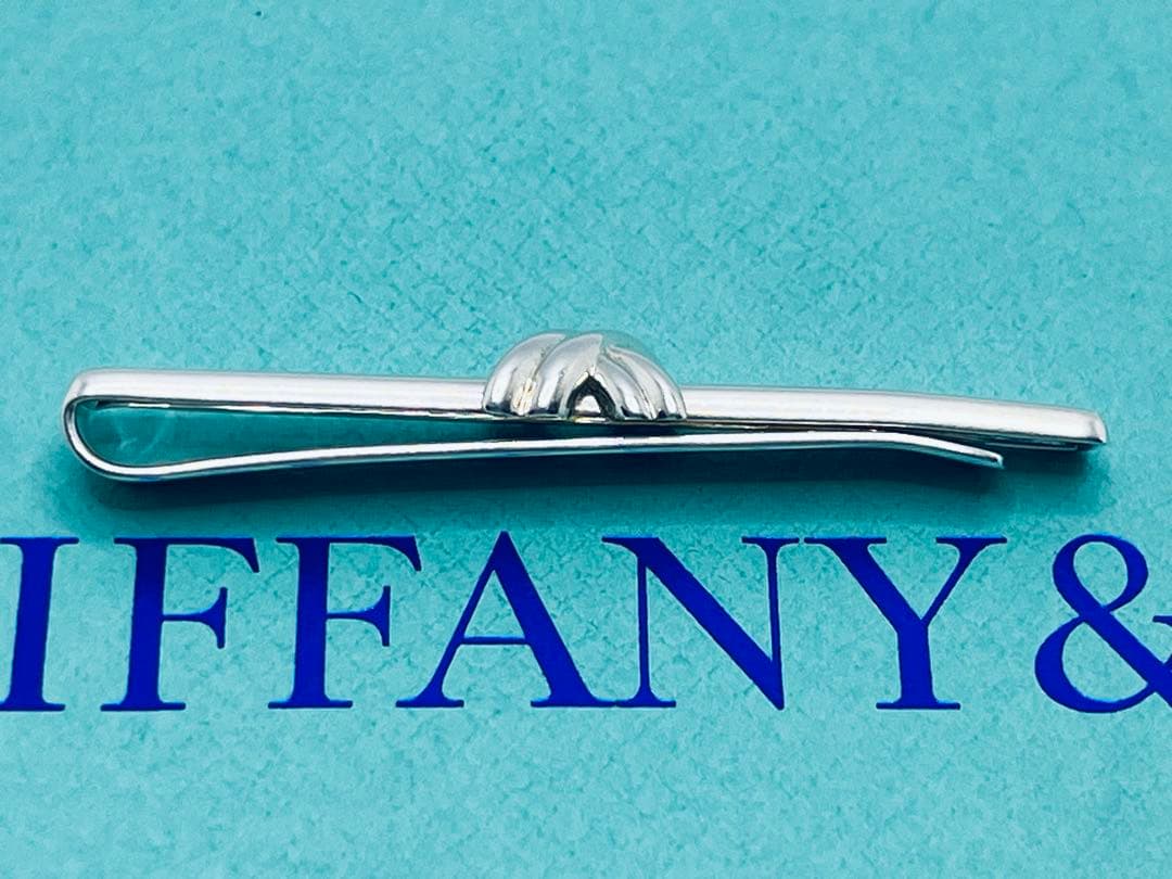 c833 美品　ティファニー　1992 シグネチャー　ネクタイピン　925
