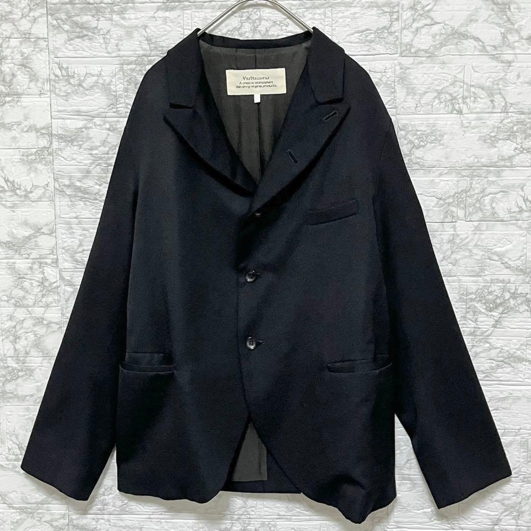 Veritecoeur ヴェリテクール　ジャケット　ウール　ブラック