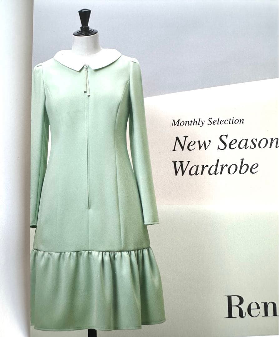 Rene ルネ　白襟ワンピース 38 ★1回着用