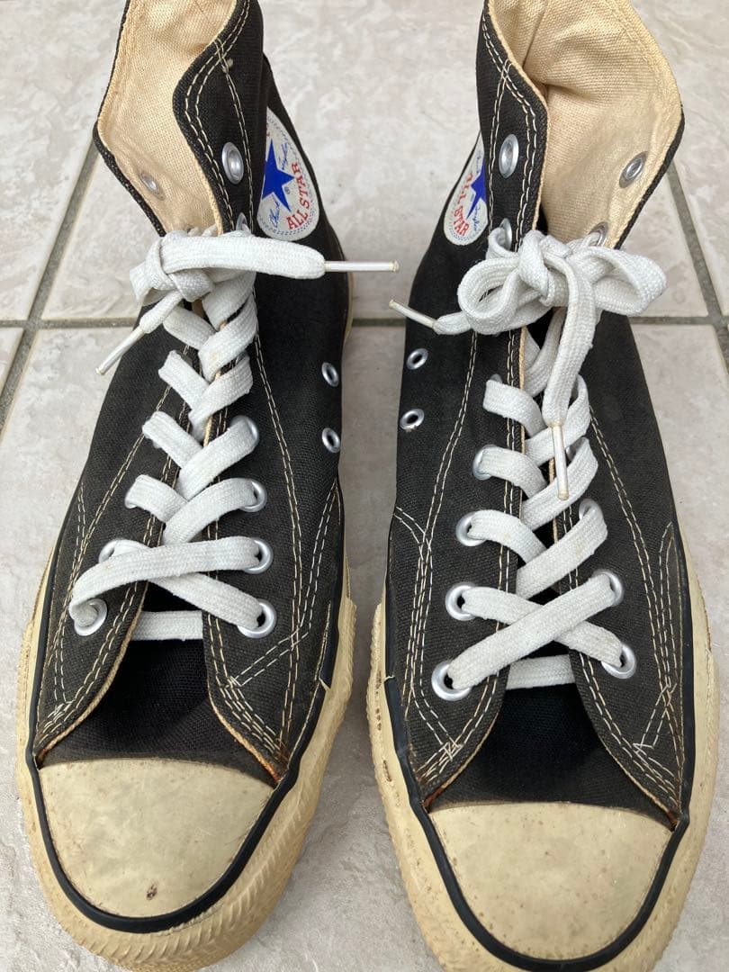 コンバースALL STAR 黒ハイカットUSA