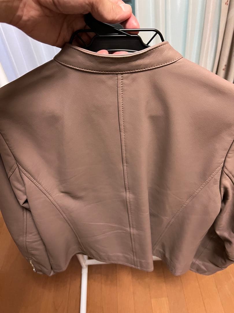 Simplicite レディースレザー シングルライダースジャケット