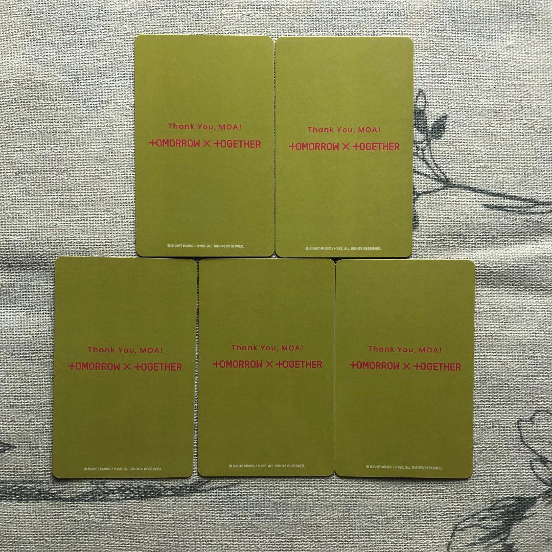 TXT 会報誌 アンケート 2025 特典 トレカ 5枚全員