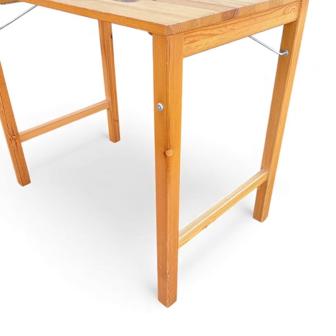 美品 無印良品 MUJI 折りたたみデスク デスク テーブル 天然木 廃盤