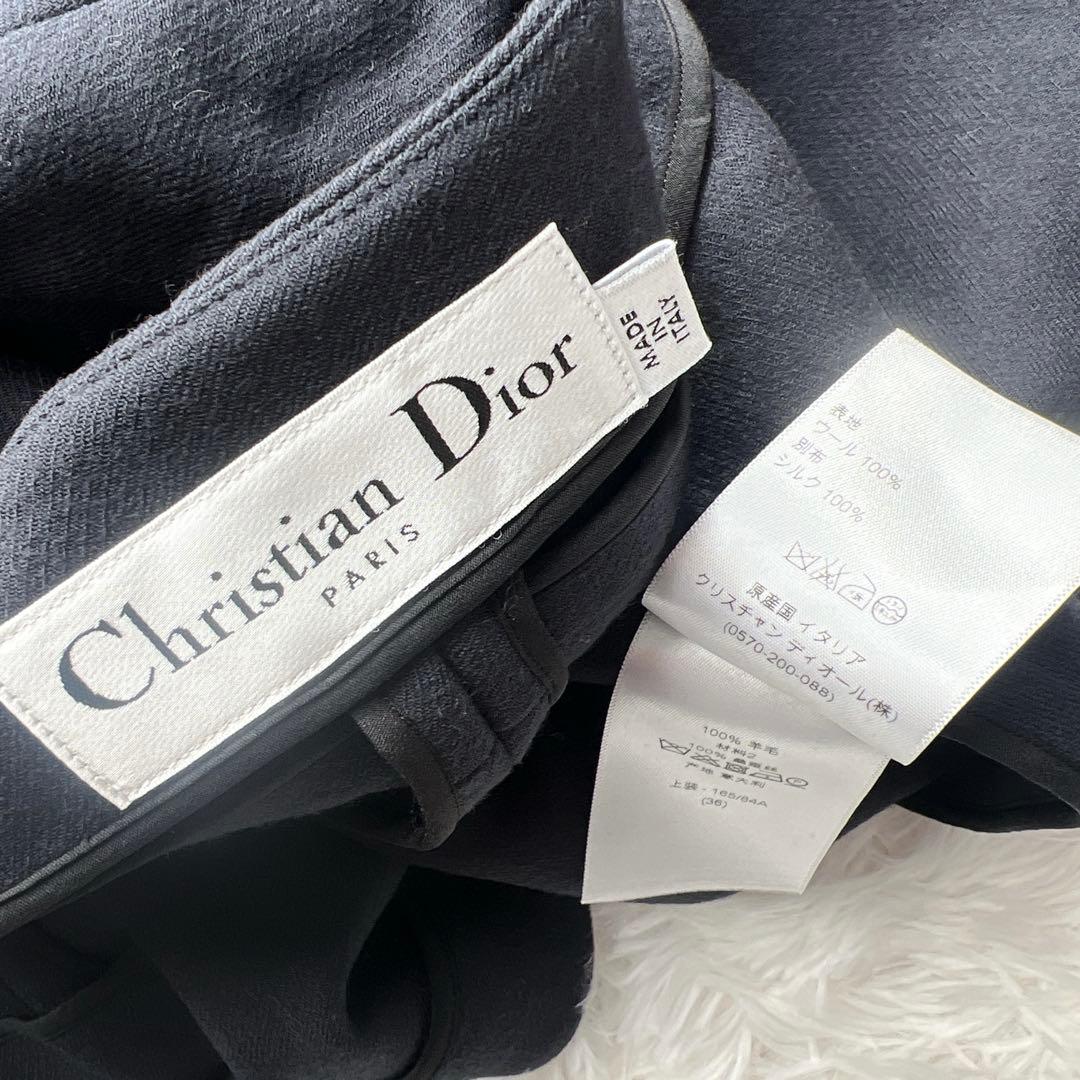 美品 ChristianDior ディオール ケープ ショートコート ブルゾン