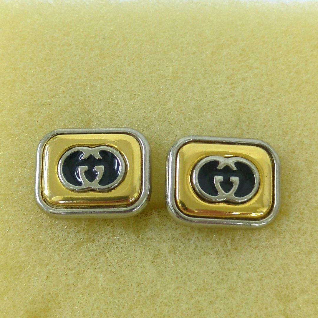 オールドグッチ Gucci PARFUMS カフスボタン カフリンクス イタリア