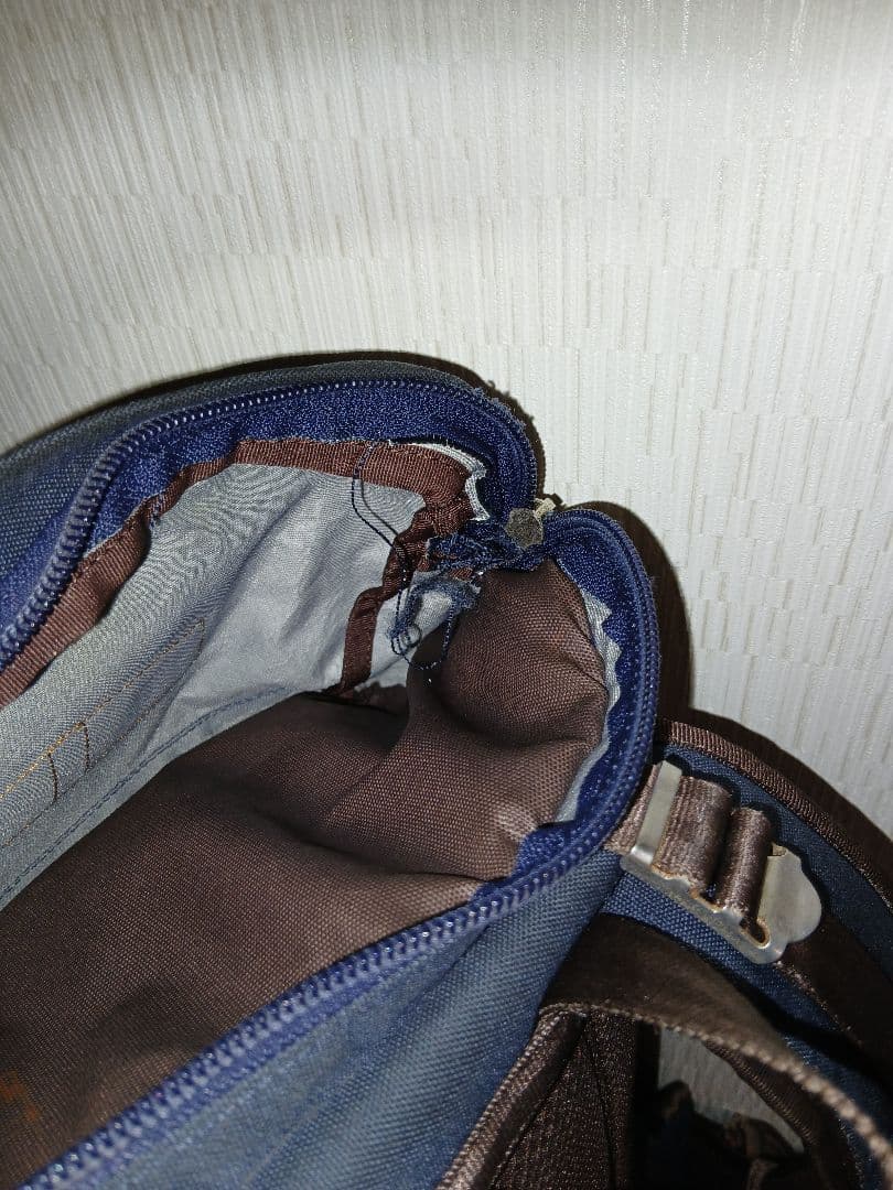 と*。様 マスターピース　ポテンシャル　ネイビー キャンバス スエード リュック