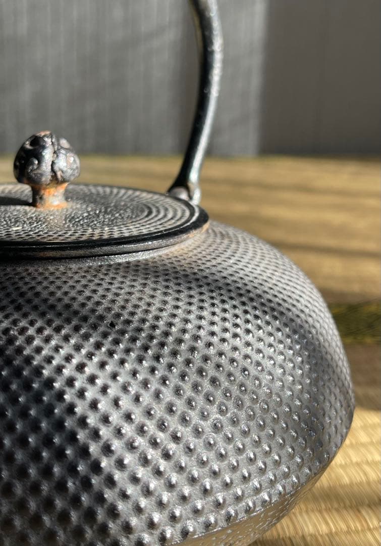 南部鉄器　鉄瓶　光寿堂　未使用　1465g