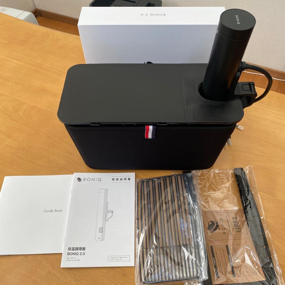 BONIQ 2.0 フルセット 低音調理器 専用箱・取扱説明書あり