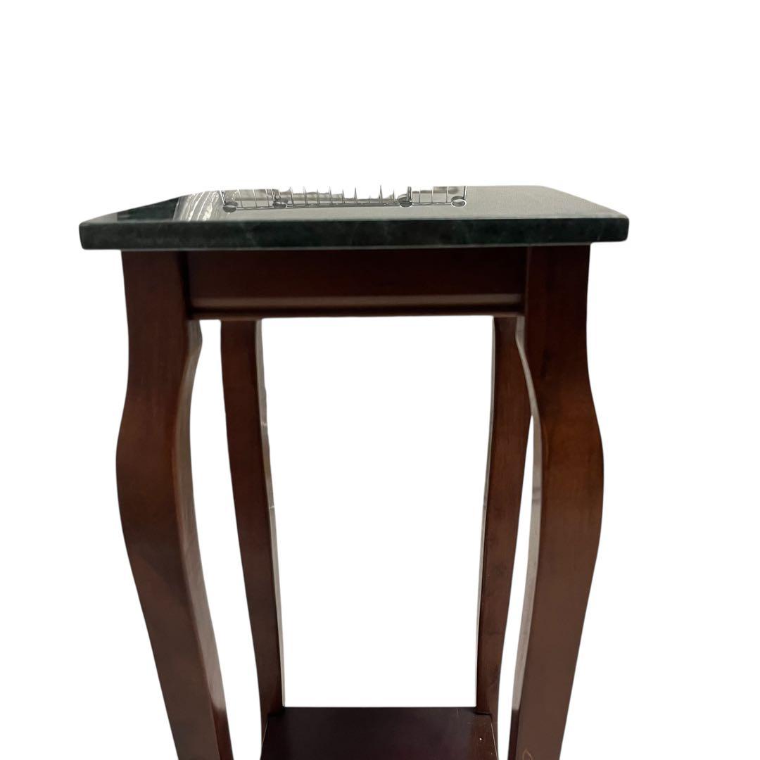 ✨【美品】高梨産業　花台/飾り棚　アンティーク家具　大理石