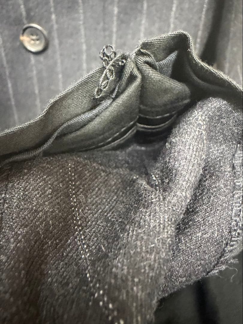 GUCCI ダブルブレスト スーツ グレー ストライプ