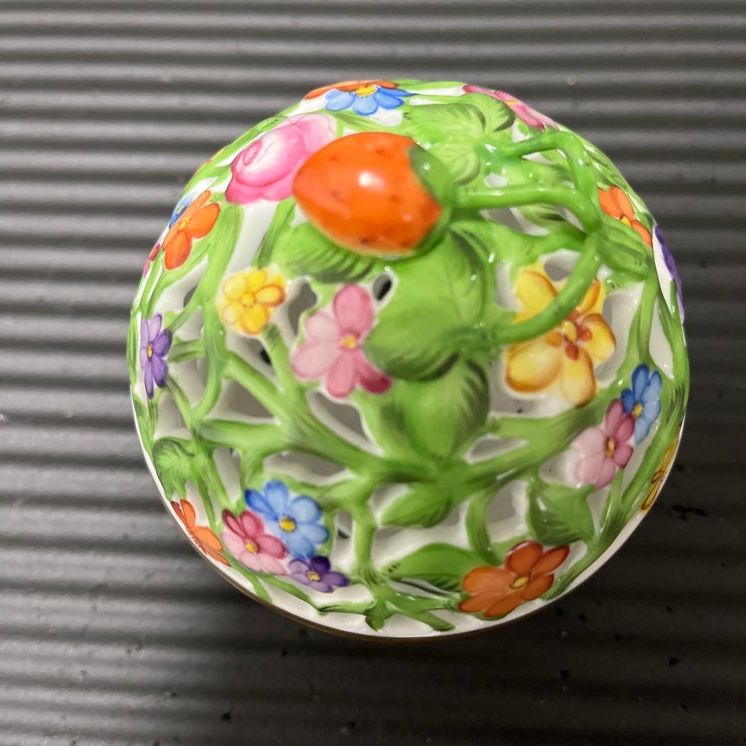 ヘレンド　ＨＥＲＥＮＤ　ボンボニエール　透かし ボンボン入れ