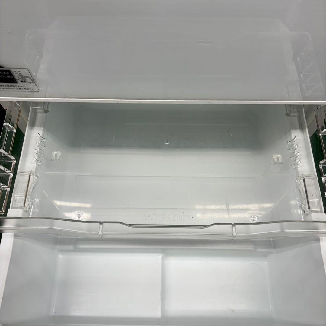 374 冷蔵庫　大型　右開き　ガラストップ　保証込　大人気　400L強　美品