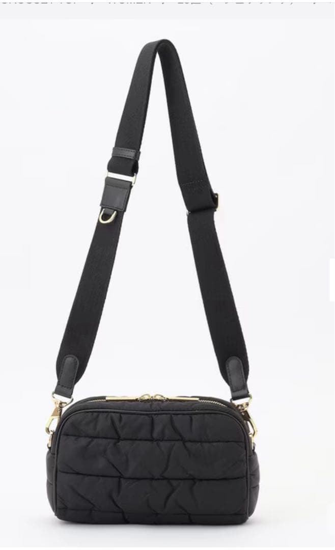 ヴィオラドーロ ショルダーバッグ ブラック キルティング