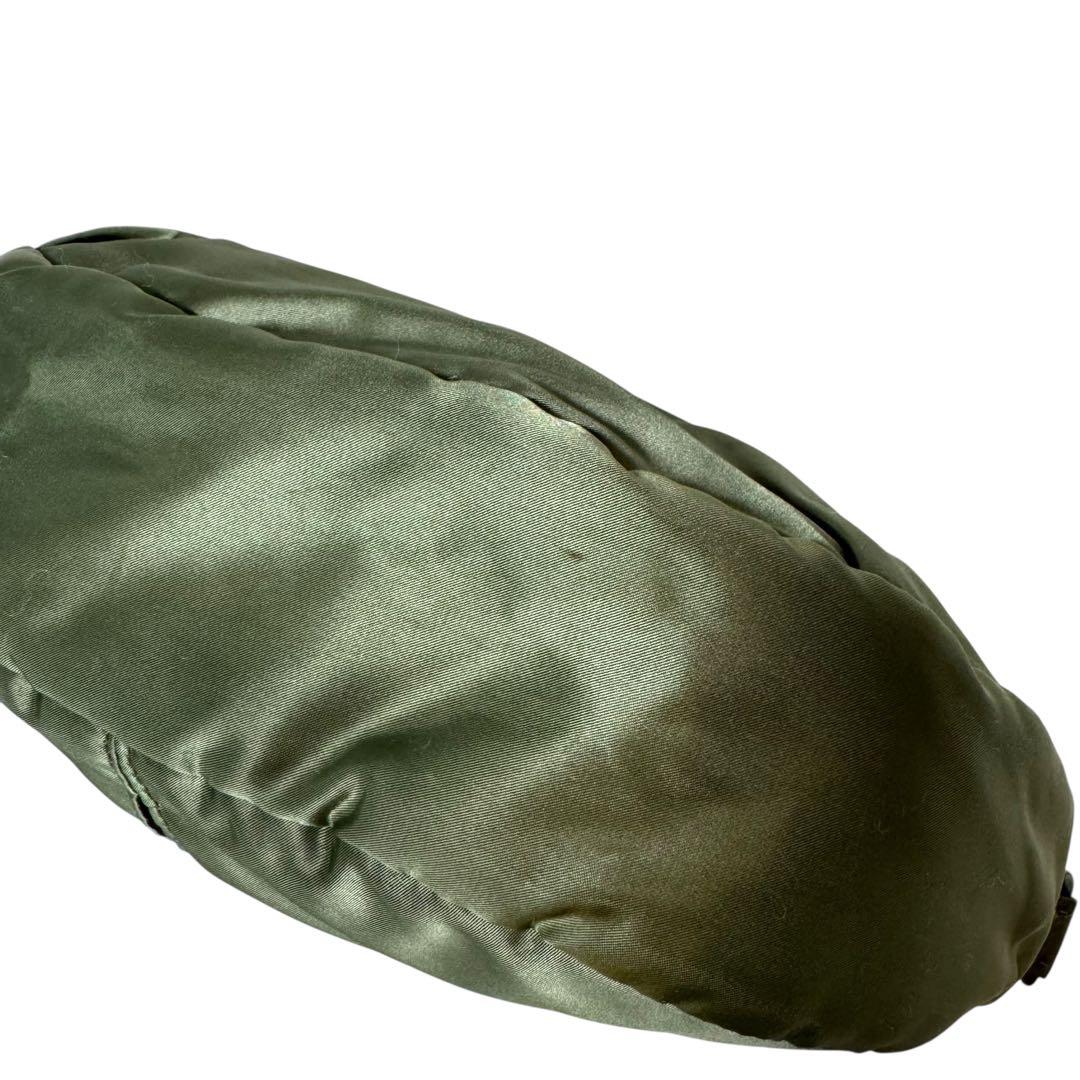 【美品】PORTER タンカー ショルダーバッグ ハーフムーン セージグリーン