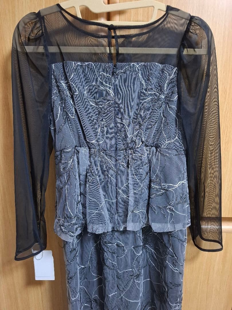 レースペプラムドレス　 パーティードレス