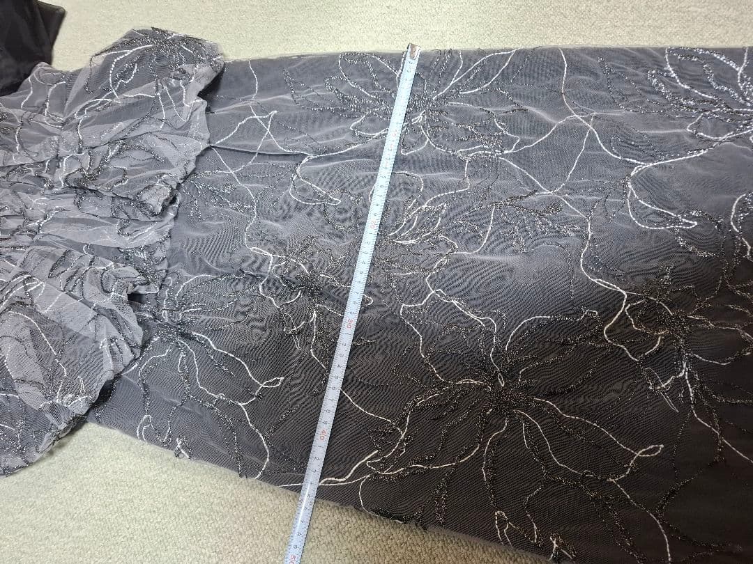 レースペプラムドレス　 パーティードレス