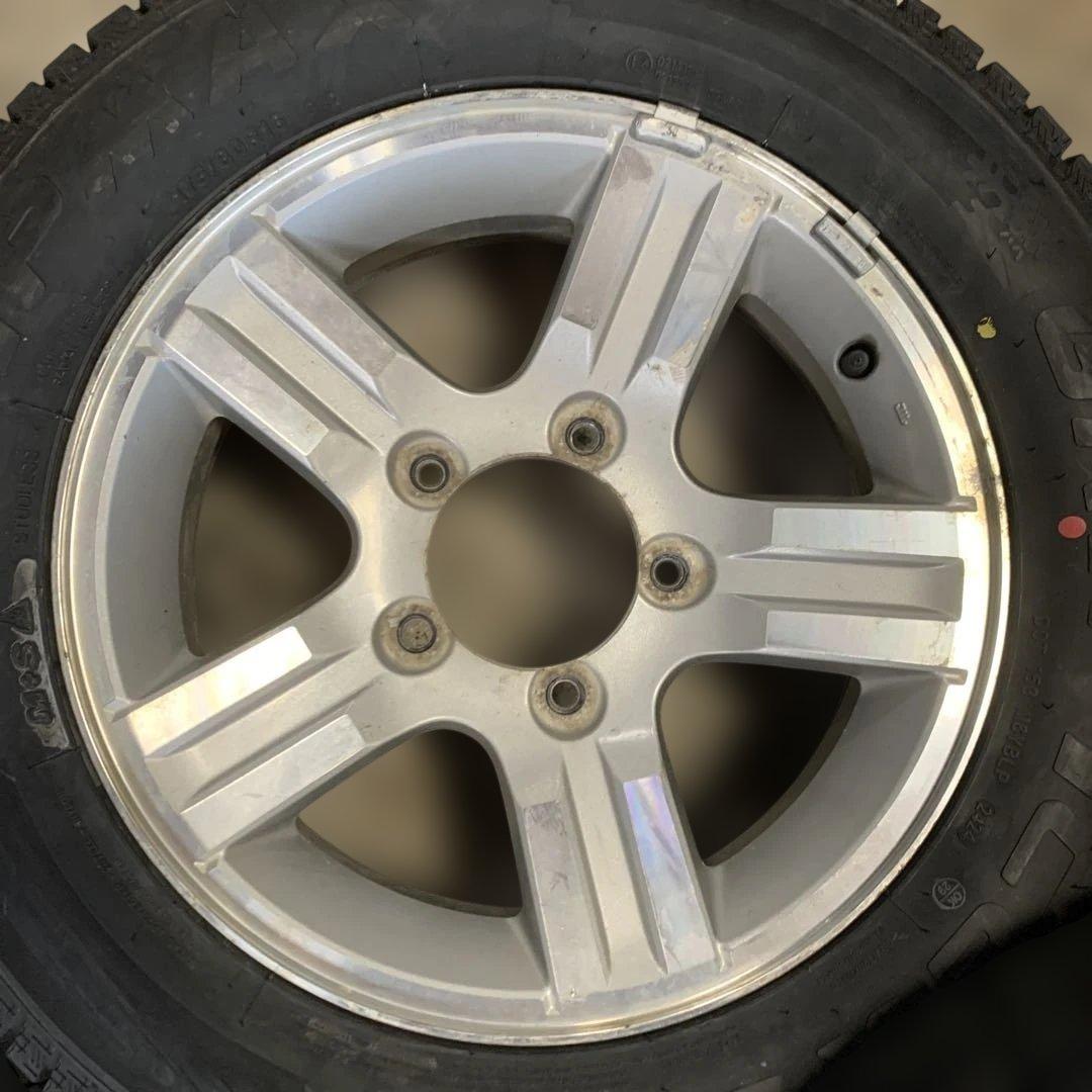 ①M.M.K ジムニー純正 スタッドレス 175/80R16 （青867）