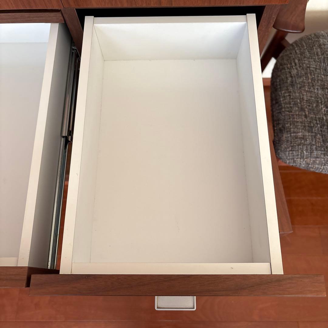 美品！ACTUS購入 日本製 食器棚 本棚シェルフ引き出し収納 稼動棚 折れ戸