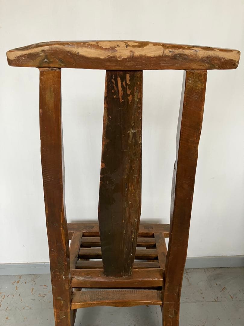 HPDECO アンティークチェア　無垢材　椅子　飾り台　フランス