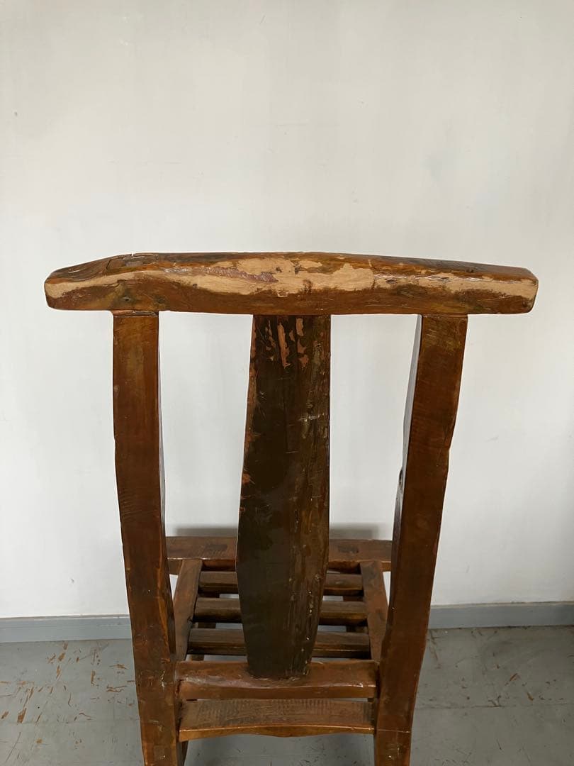 HPDECO アンティークチェア　無垢材　椅子　飾り台　フランス