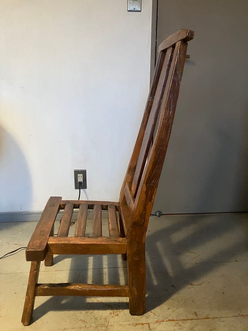 HPDECO アンティークチェア　無垢材　椅子　飾り台　フランス