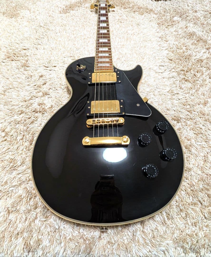 美品　Busker's　レスポール　カスタム　ギター　初心者10点セット　アンプ