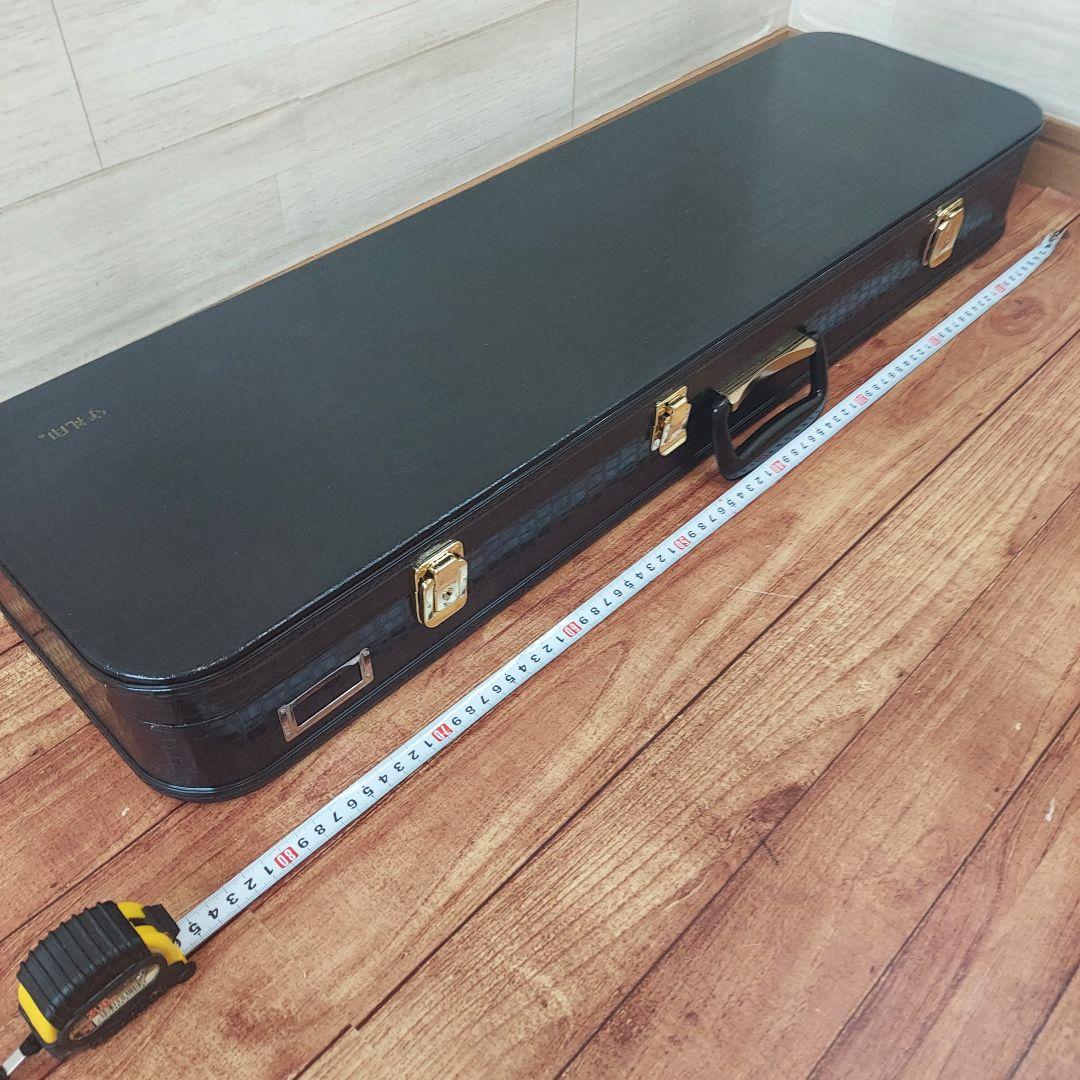 守礼印 ハードケース 三線 全長79cm 蛇皮柄　鍵付き