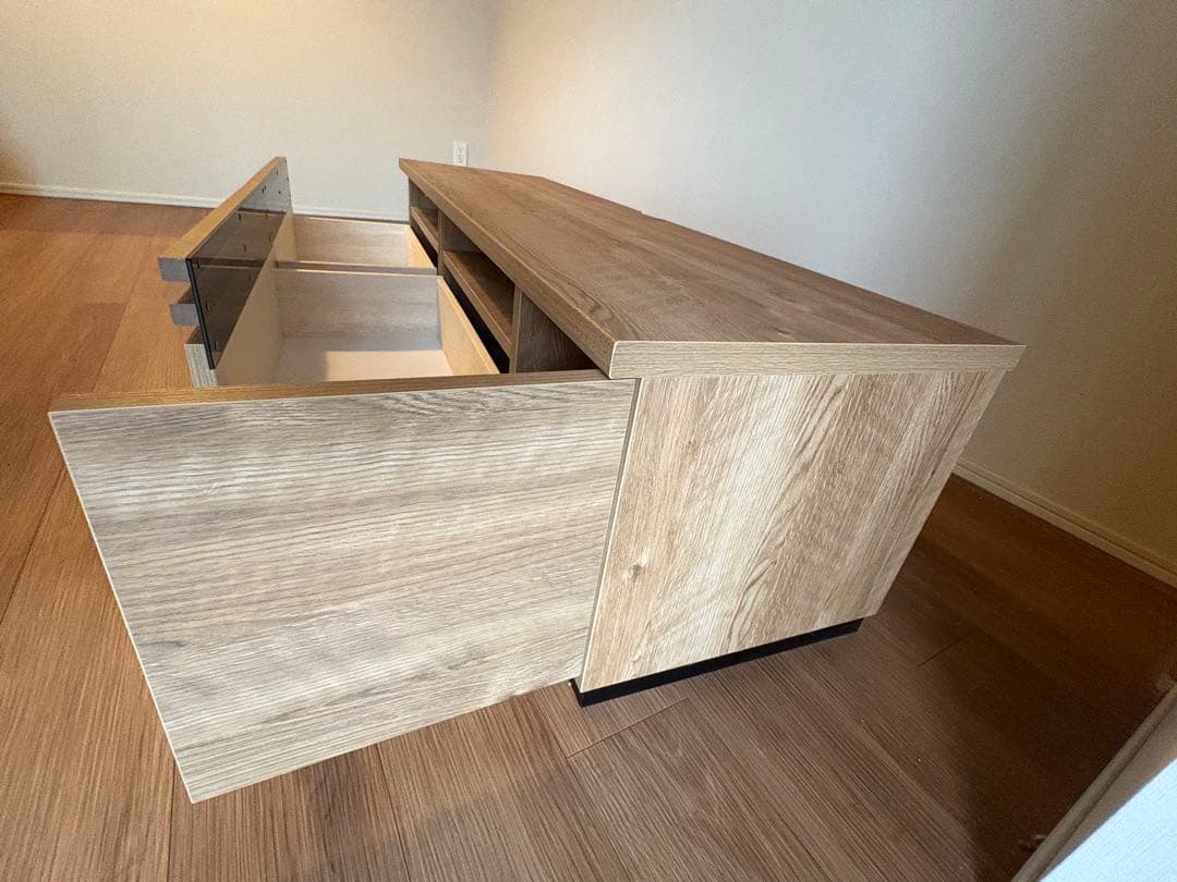 【目立つ汚れなし】テレビ台 TM ギャラン 150ローボード シャビーナチュラル