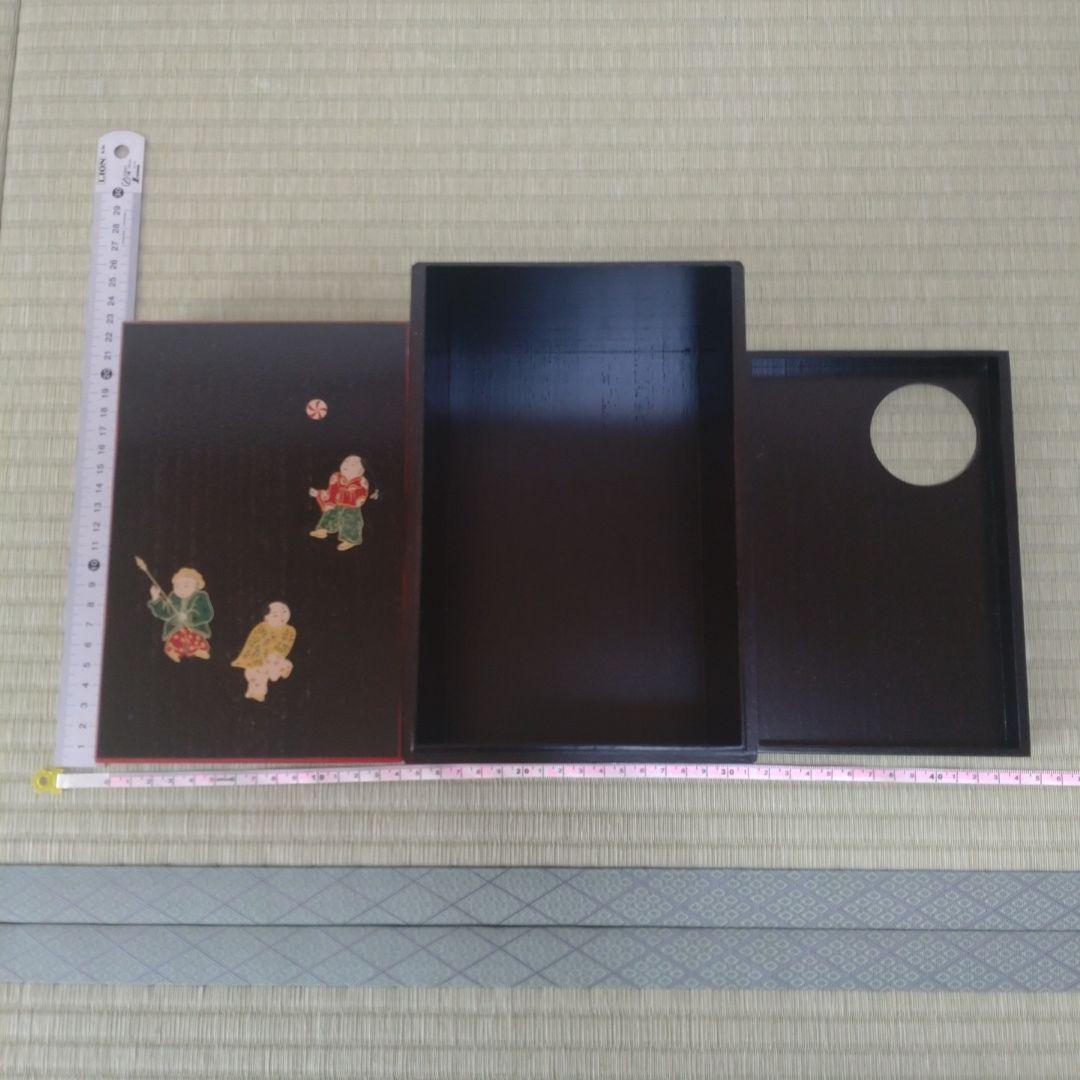 【美品】茶道具セット 利休茶箱　桐木地本漆塗