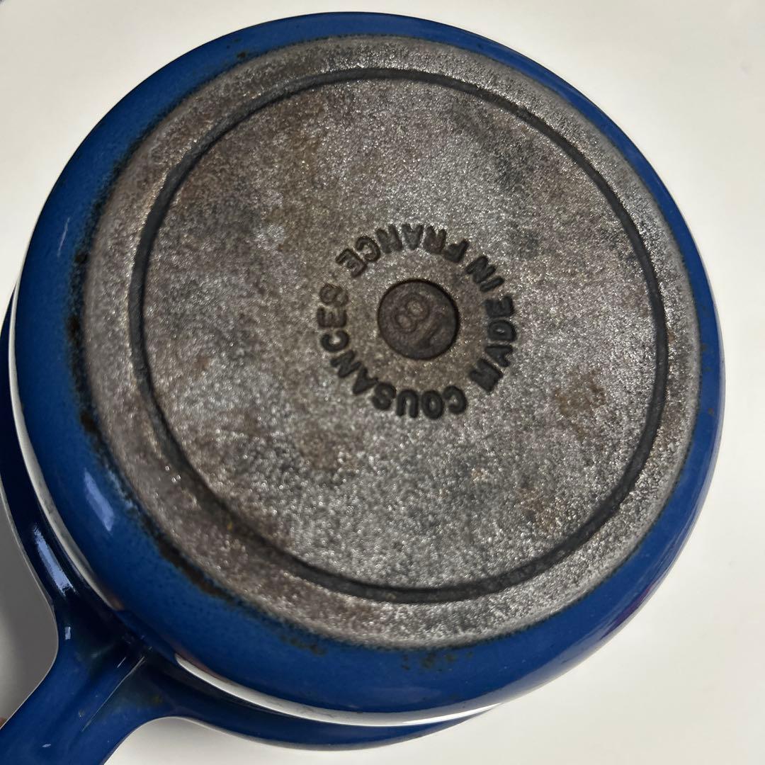 廃盤　ル・クルーゼ　レア　水色マルチファンクション18cm ソースパン