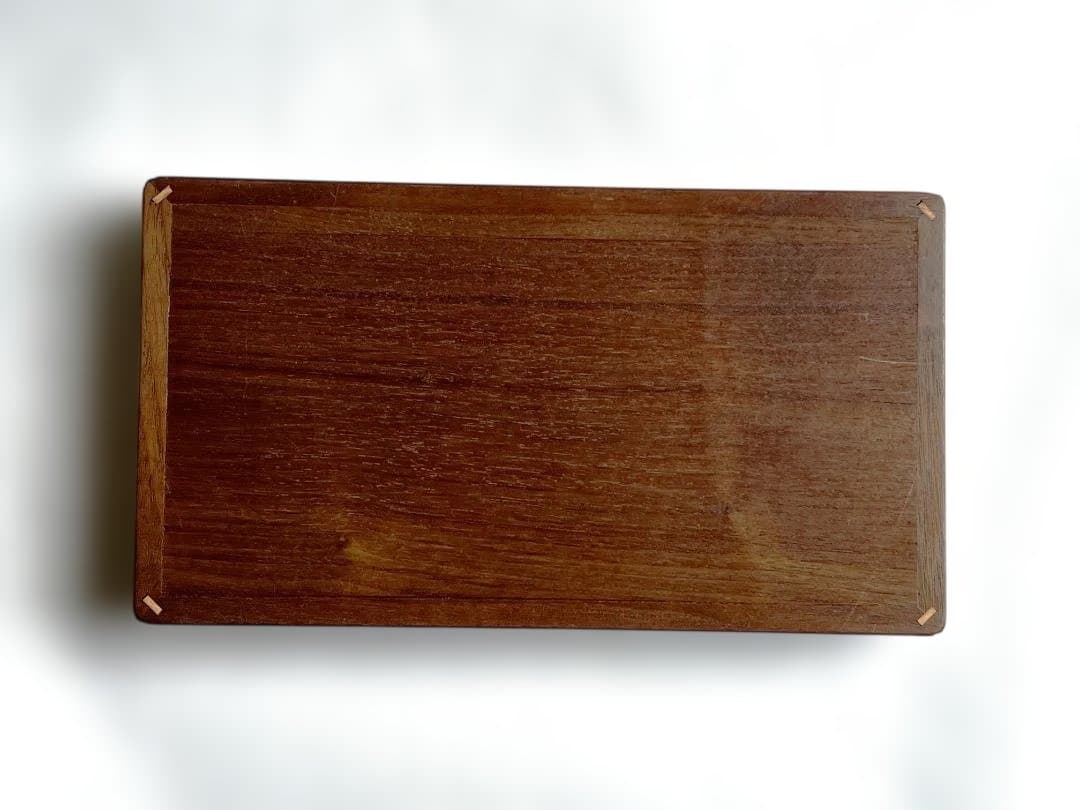 値下げ！　高級コレクションボックス チーク製　ビンテージ工芸品