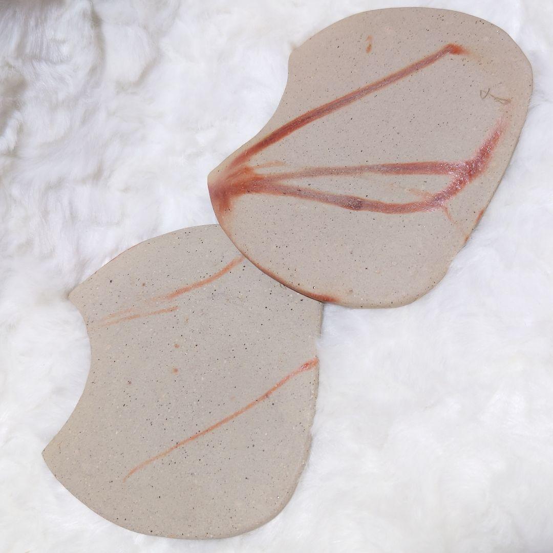 ●【2502】90.猫皿…備前焼