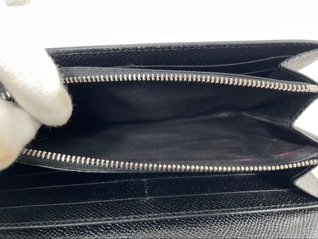 未使用に近い BVLGARI ブルガリ 長財布 ラージウォレット フラップ
