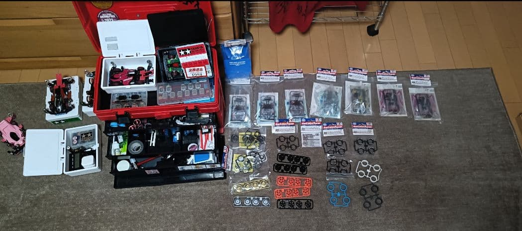 匿名配送 ミニ四駆 引退フルセット ガチマシン 激レア パーツ多数