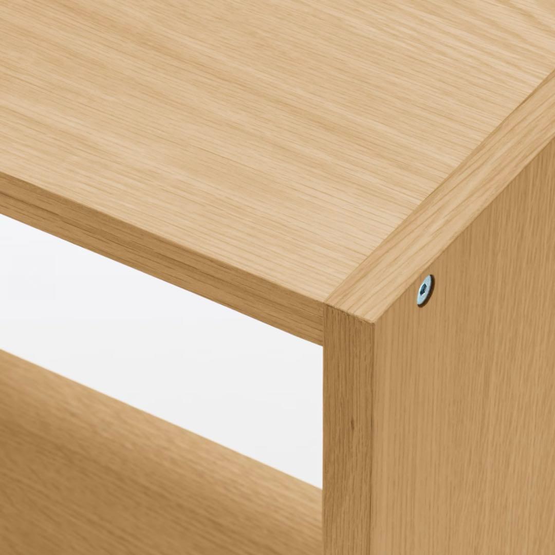 無印良品　スタッキングシェルフ　オーク材