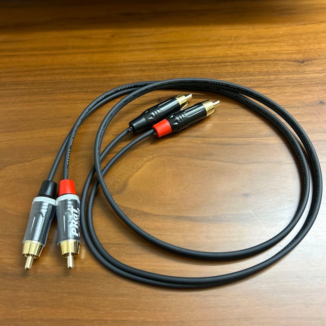 PRaT sound GRV-RISERのRCAケーブル　1m