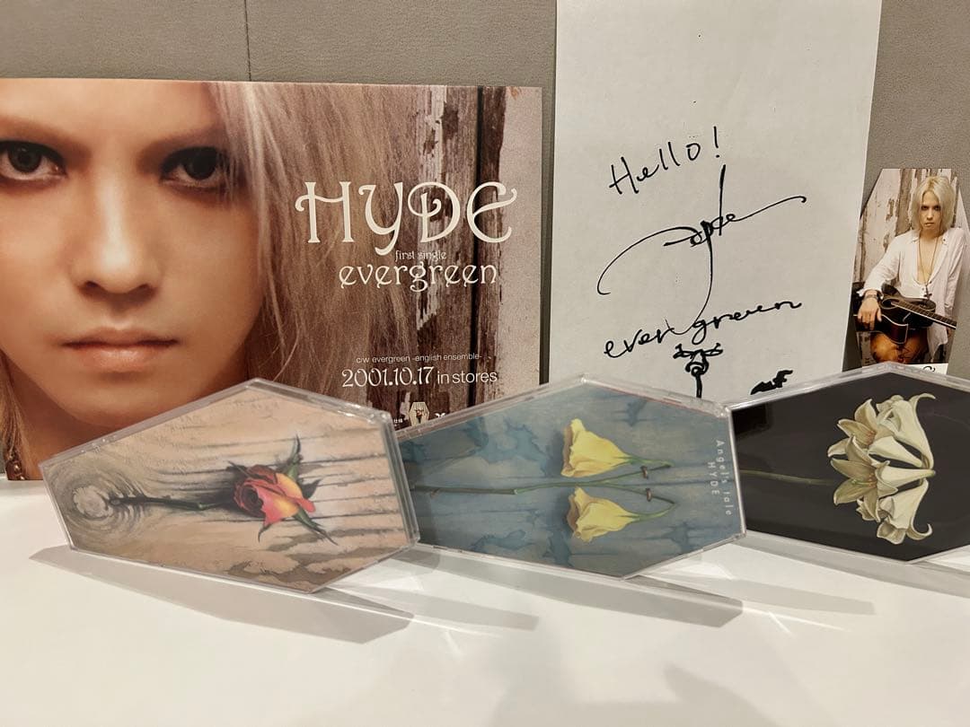【超レア】HYDE CD3枚 & 販促用スタンドPOP フライヤー非売品セット