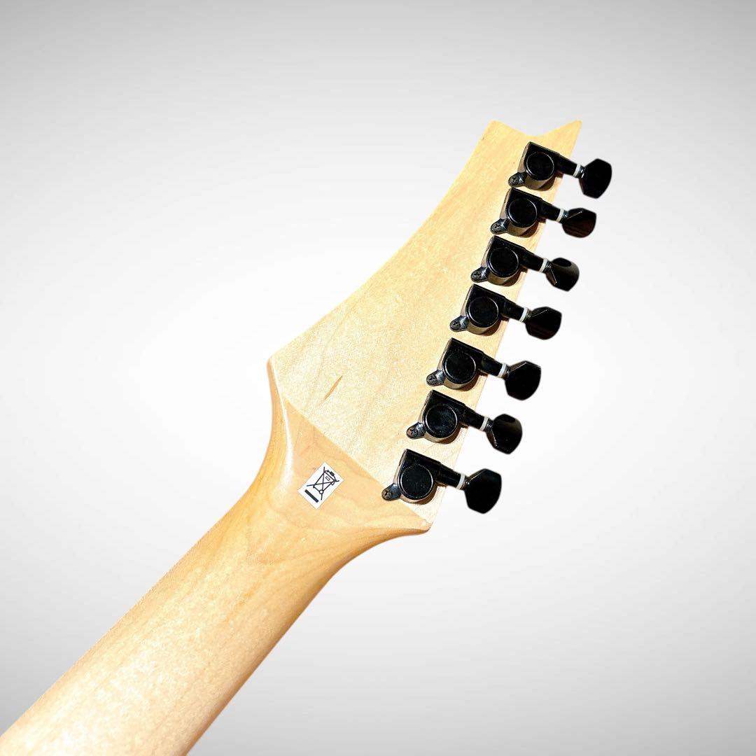 【弦交換済】PLAYTECH 7弦ギター　フロイドローズピックアップ