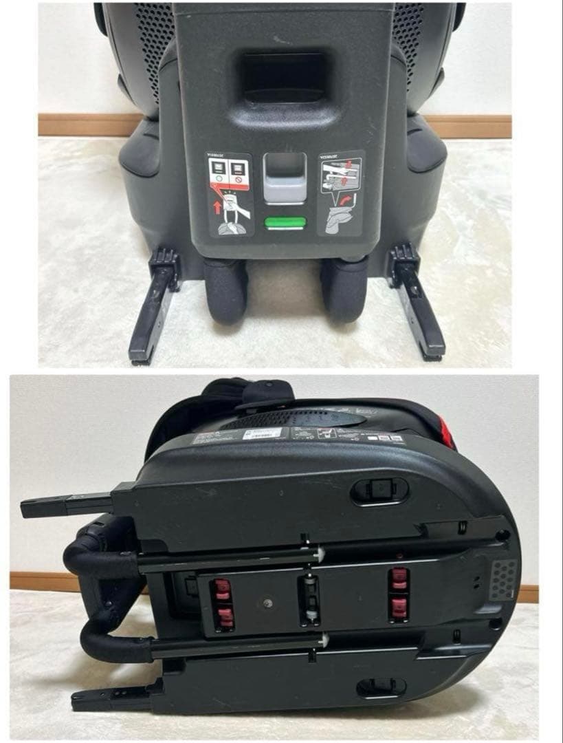 ✨美品✨ エールべべ　クルット3iグランスISOFIX チャイルドシート
