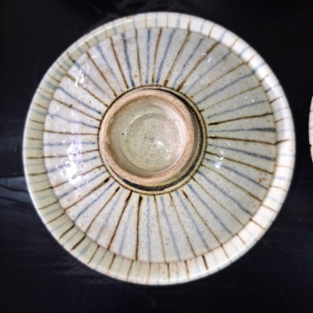 骨董　超希少　幻の高槻　古曽部焼　向付　蓋付　五客椀