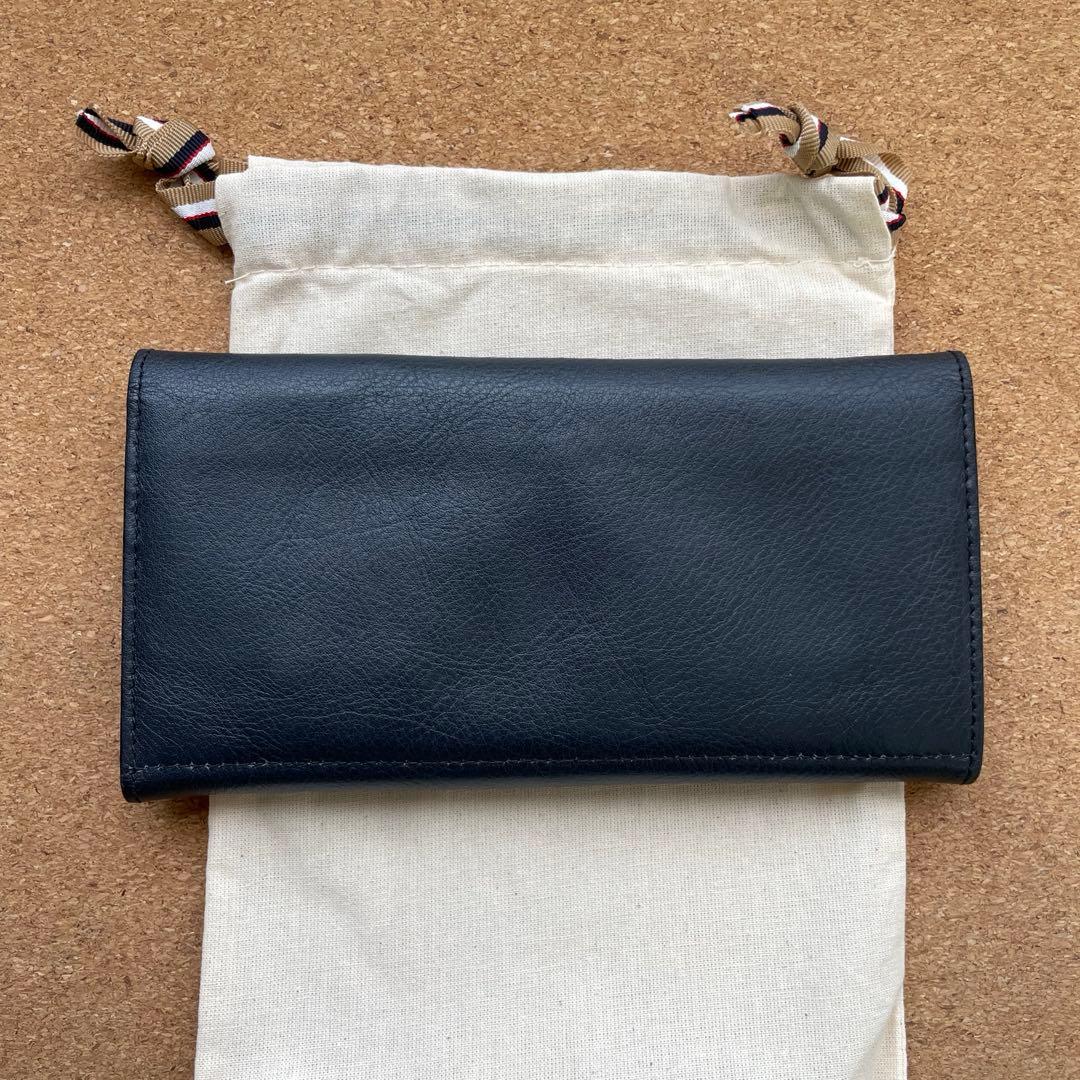 IL BISONTE イルビゾンテ 長財布 レザー 牛革 イタリア製 ネイビー
