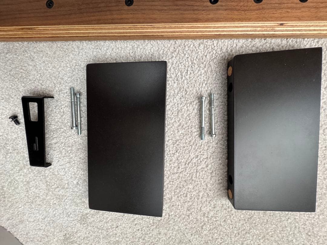 Balolo デスクシェルフ　＋　純正ラージトレイ　＋　amesoba トレイ